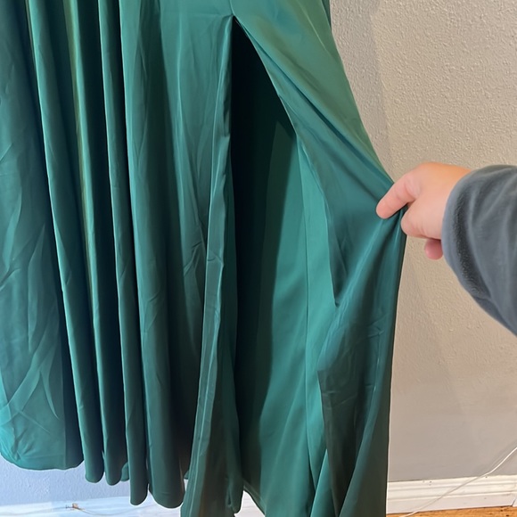 Mac Duggal 55245 LONG SLEEVE RUCHED WAIST A-LINE GOWN NWOT - Picture 13 of 17